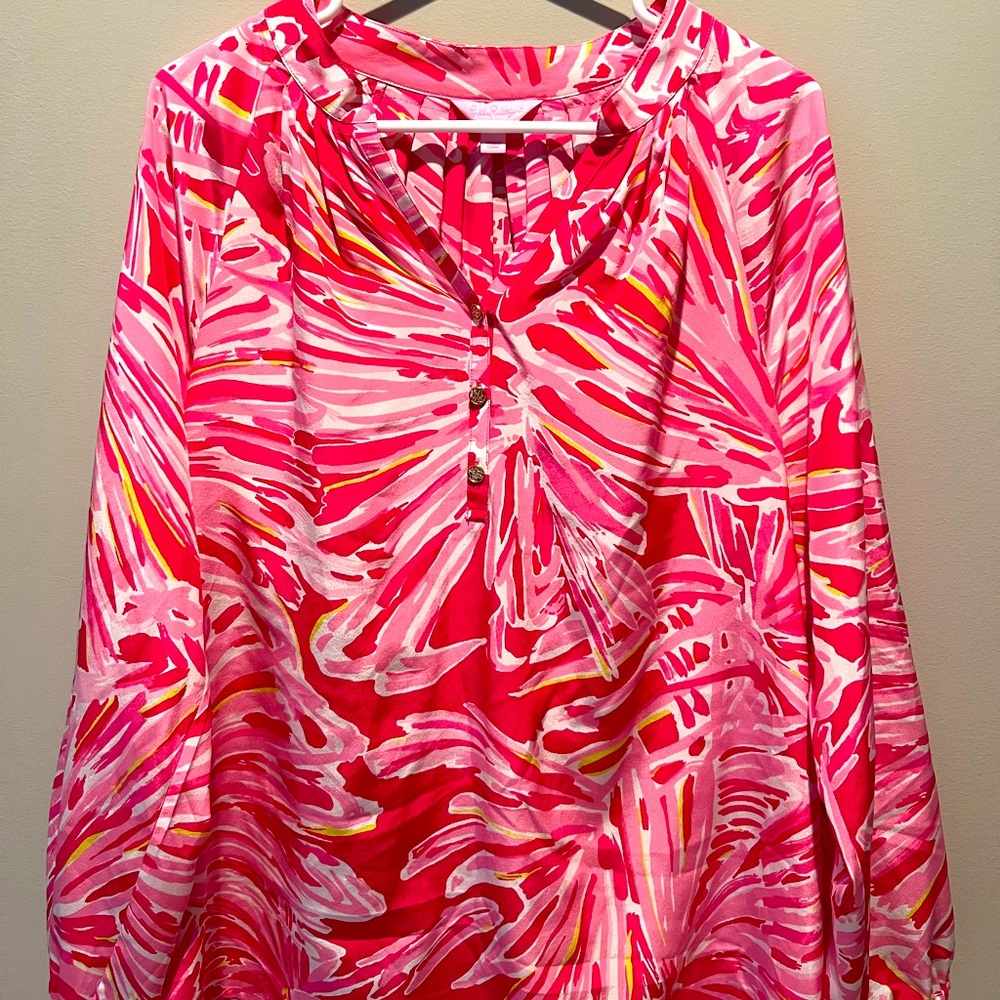 Lilly Pulitzer Elsa Silk Blouse